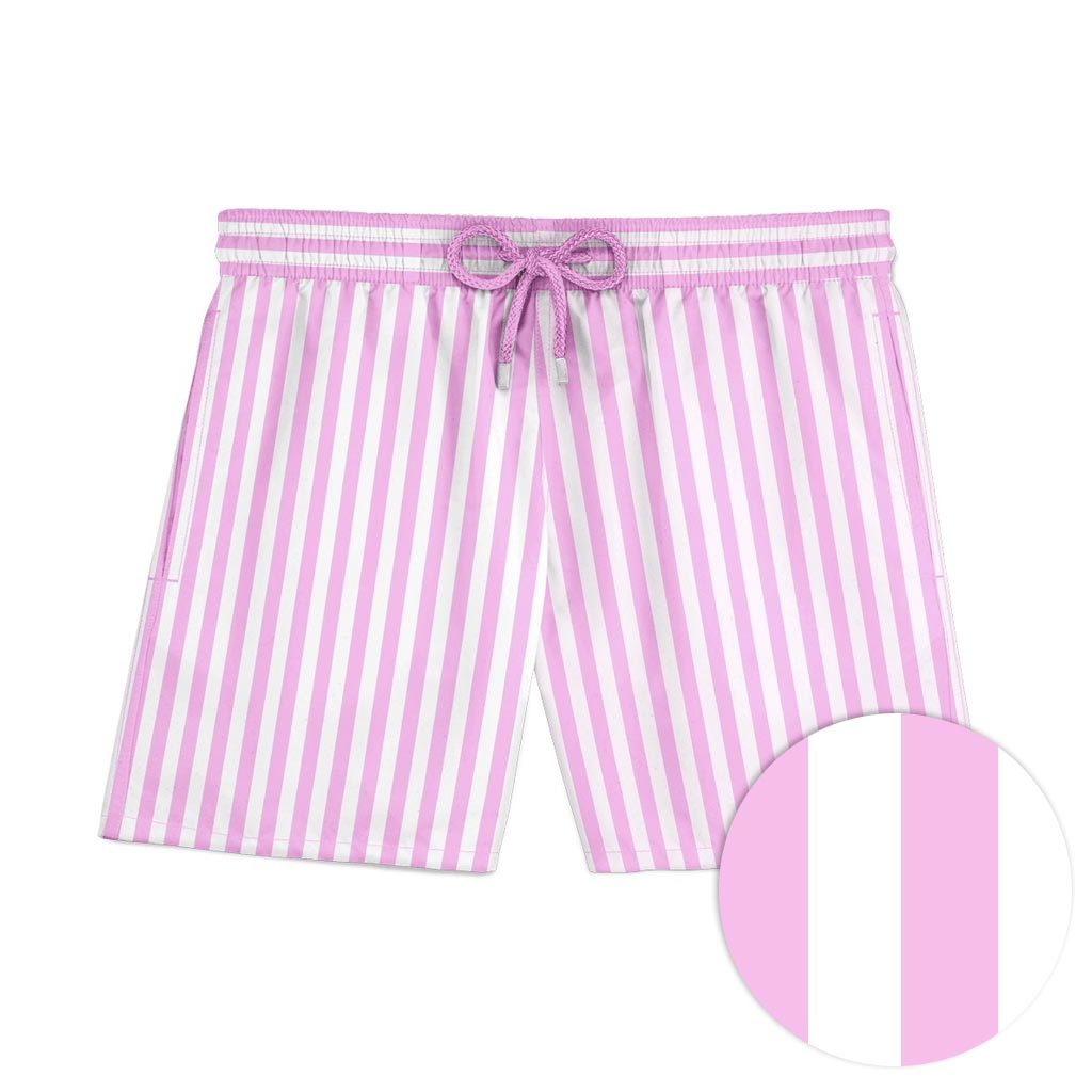 pink stripe shorts